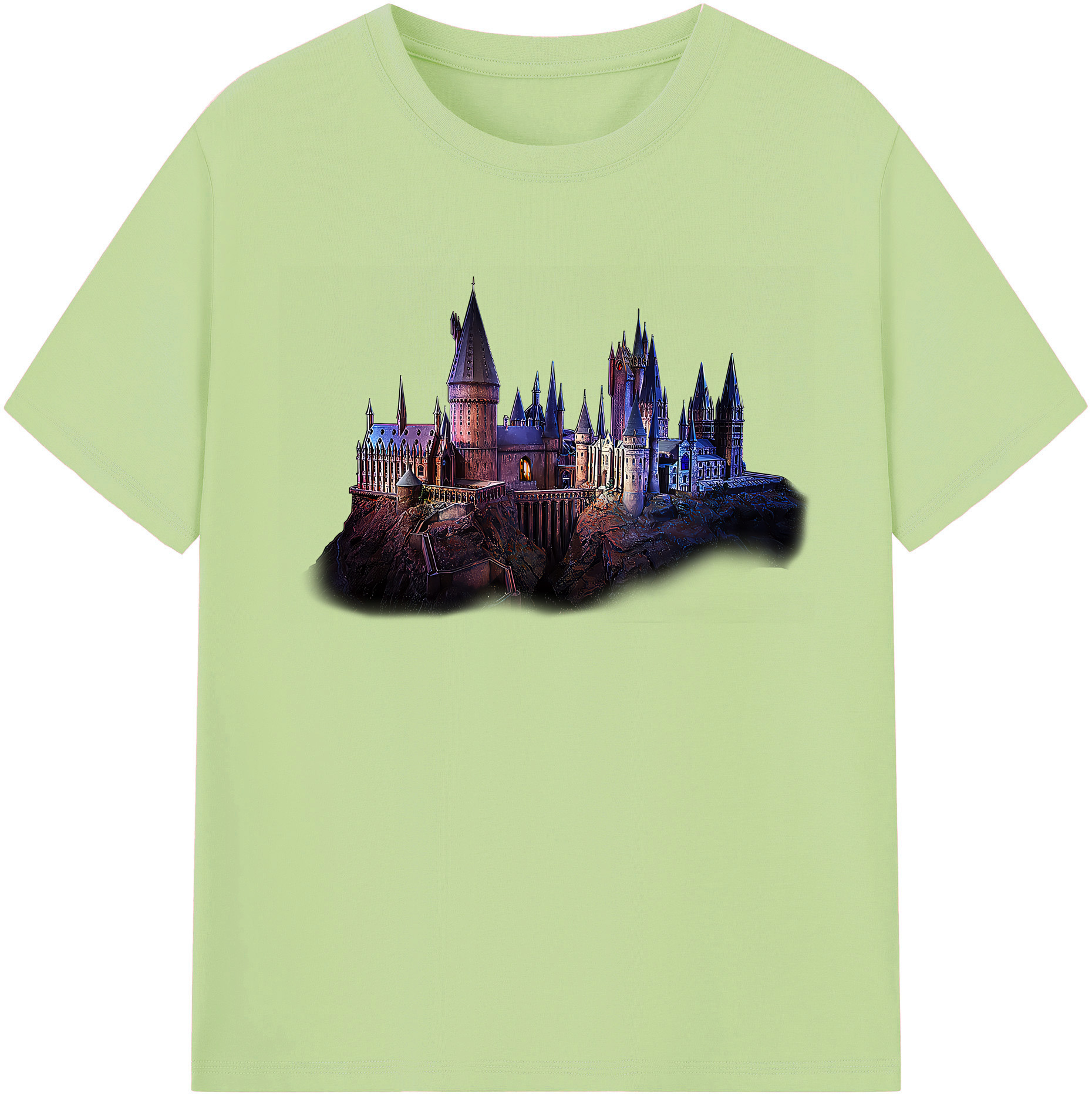 （画像用） Harry Potter ハリー・ポッターシリーズ 綿100％半袖Tシャツ（フロントプリント）